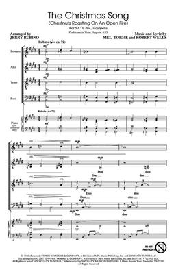 Mel Torme: The Christmas Song: (Arr. Jerry Rubino): Chœur Mixte et Accomp.