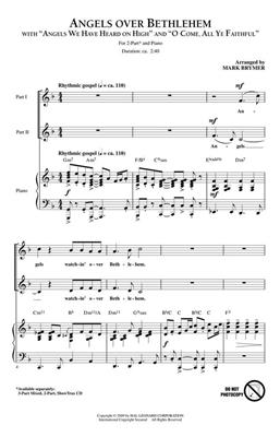Angels Over Bethlehem: (Arr. Mark Brymer): Voix Hautes et Piano/Orgue