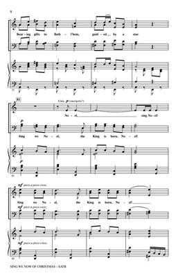 Traditional: Sing We Now Of Christmas: (Arr. John Leavitt): Chœur Mixte et Accomp.