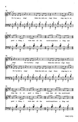 John Gardner: Everybody Sing: (Arr. John Gardner): Chœur Mixte et Piano/Orgue