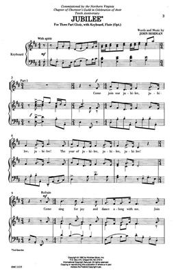 John Horman: Jubilee: (Arr. John Horman): Chœur Mixte et Piano/Orgue