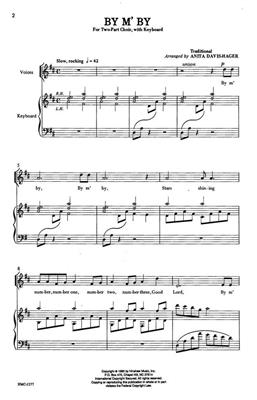 By M' By: (Arr. Anita Davis): Voix Hautes et Piano/Orgue