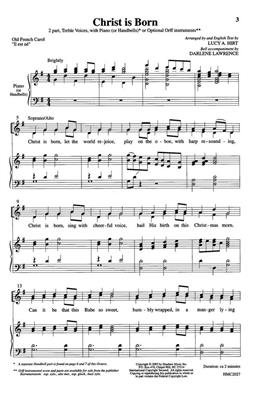 Christ Is Born: (Arr. Lucy Hirt): Voix Hautes et Piano/Orgue