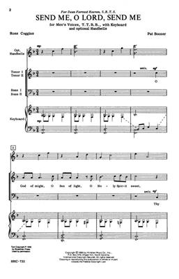 Pat Boozer: Send Me, O Lord, Send Me: (Arr. Pat Boozer): Voix Basses et Piano/Orgue