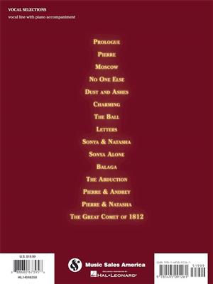 Natasha, Pierre & The Great Comet of 1812: Piano, Voix & Guitare