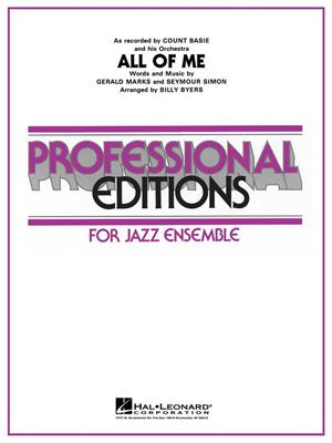 Count Basie: All Of Me: (Arr. Billy Byers): Jazz Band