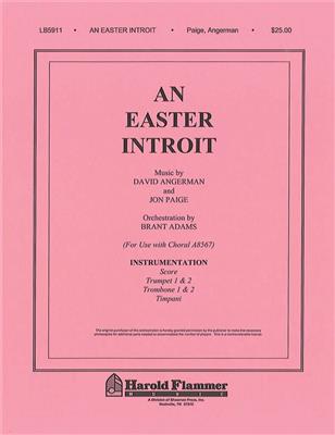 David Angerman: An Easter Introit: Chœur Mixte et Ensemble