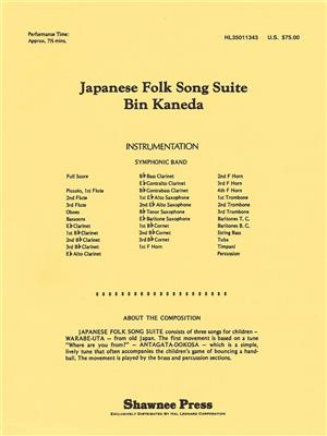 Bin Kaneda: Japanese Folk Song Suite: Orchestre d'Harmonie
