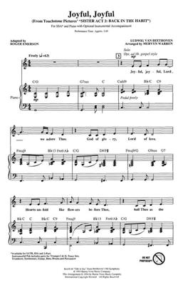 Ludwig van Beethoven: Joyful, joyful: (Arr. Mervyn Warren): Voix Hautes et Accomp.