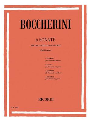 Luigi Boccherini: 6 Sonatas: Violoncelle et Accomp.