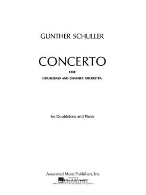 Gunther Schuller: Concerto: Solo pour Contrebasse