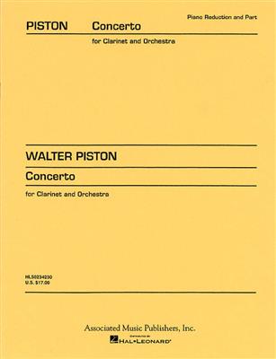 Walter Piston: Clarinet Concerto: Clarinette et Accomp.