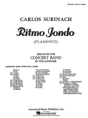 Carlos Surinach: Ritmo Jondo Band Full Score: Orchestre d'Harmonie