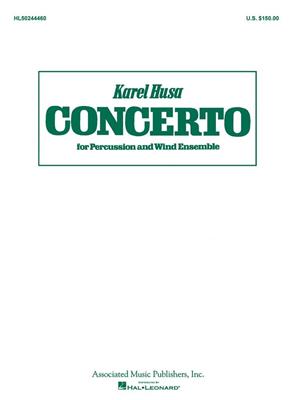 Karel Husa: Concerto for Percussion and Wind Ensemble: Ensemble de Chambre