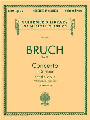 Max Bruch: Concerto in G Minor, Op. 26: Violon et Accomp.