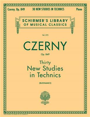 Carl Czerny: 30 New Studies in Technics, Op. 849: Solo de Piano