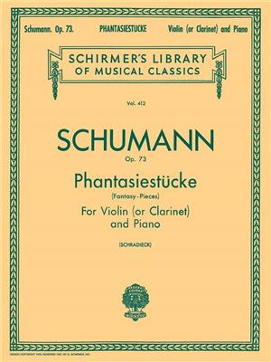 Robert Schumann: Phantasiestücke (Fantasy Pieces): Ensemble de Chambre
