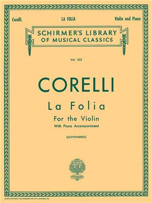 Arcangelo Corelli: La Folia Variations Op.5 No.12: Violon et Accomp.