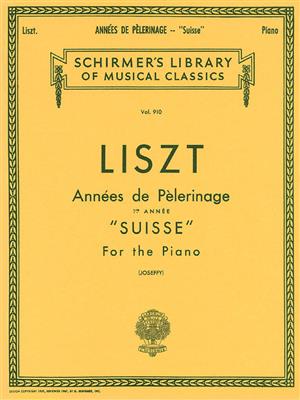Franz Liszt: Annees De Pelerinage Book 1- Suisse: Solo de Piano