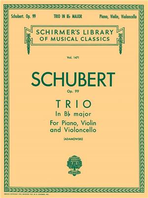 Franz Schubert: Trio in B Flat, Op. 99: Trio pour Pianos