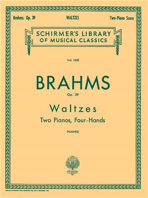 Johannes Brahms: Waltzes, Op. 39 (set): Piano Quatre Mains