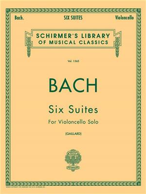 Johann Sebastian Bach: 6 Suites BWV1007-1012: Solo pour Violoncelle