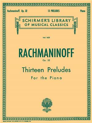 Sergei Rachmaninov: 13 Preludes, Op. 32: Solo de Piano