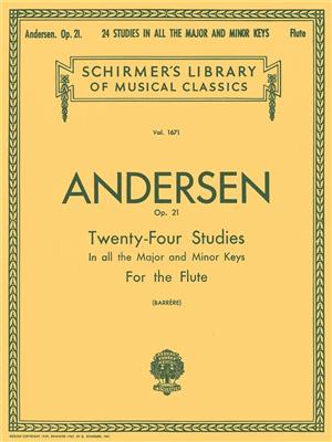 Joachim Andersen: Twenty-Four Studies, Op. 21: (Arr. Georges Barrère): Solo pour Flûte Traversière