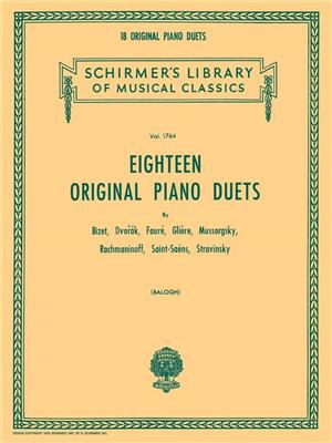 18 Original Piano Duets: Piano Quatre Mains