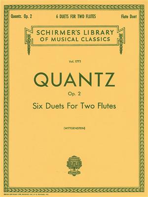 Johann Joachim Quantz: 6 Duets For Two Flutes Op. 2: Duo pour Flûtes Traversières