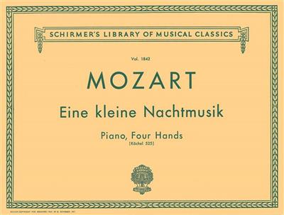 Wolfgang Amadeus Mozart: Eine Kleine Nachtmusik: Piano Quatre Mains