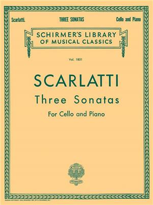 Alessandro Scarlatti: 3 Sonatas: Violoncelle et Accomp.