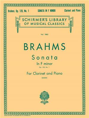Johannes Brahms: Sonata in F Minor, Op. 120, No. 1: Clarinette et Accomp.