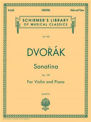 Antonín Dvořák: Sonatina, Op. 100: Violon et Accomp.