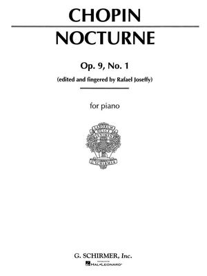 Frédéric Chopin: Nocturne, Op. 9, No. 1 in B-flat minor: Solo de Piano
