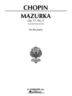 Frédéric Chopin: Mazurka, Op. 17, No. 4 in A Minor: Solo de Piano