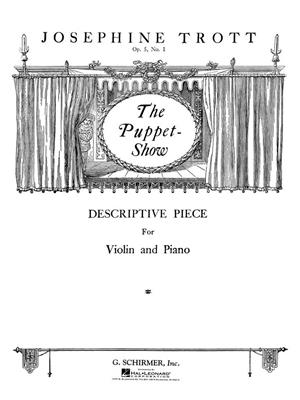 Josephine Trott: Puppet Show, Op. 5, No. 1: Violon et Accomp.