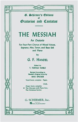 Georg Friedrich Händel: Messiah (Oratorio, 1741): (Arr. T. Tertius Noble): Chœur Mixte et Accomp.