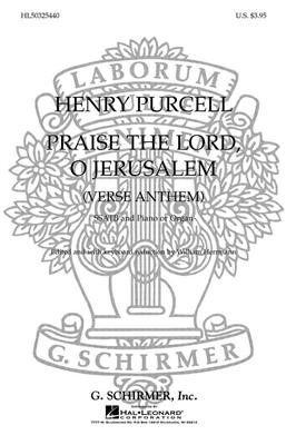 Henry Purcell: Praise The Lord, O Jerusalem: (Arr. W Herrmann): Chœur Mixte et Accomp.