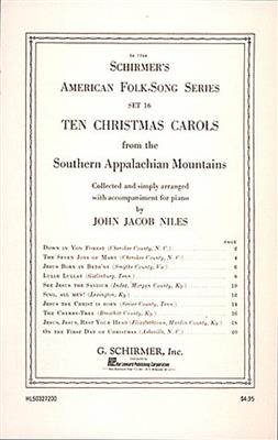 John Jacob Niles: 10 Christmas Carols: Chant et Piano