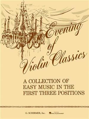 An Evening of Violin Classics: Violon et Accomp.