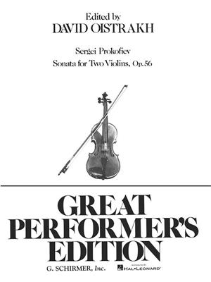 Sergei Prokofiev: Sonate Opus 56: Duos pour Violons