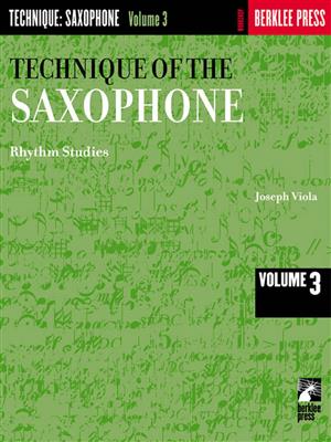 Technique of the Saxophone - Volume 3