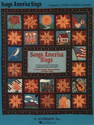 Songs America Sings: 121 Easy Arrangements: Piano, Voix & Guitare