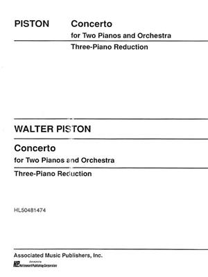 W Piston: Concerto For Two Pianos And Orchestra: Piano Quatre Mains