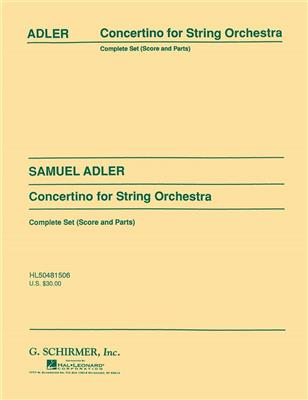S. Adler: Concertino for String Orchestra: Orchestre Symphonique