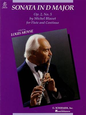 Michel Blavet: Sonata in D Major, Op. 2, No. 5: Flûte Traversière et Accomp.