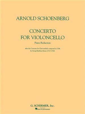 Arnold Schönberg: Concerto for Violoncello and Orchestra: Violoncelle et Accomp.