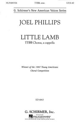 Joel Phillips: Little Lamb: Voix Basses A Capella