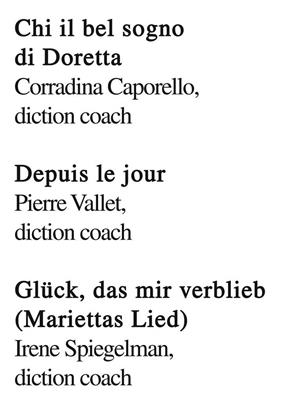 Diction Coach - G. Schirmer Opera Anthology: Solo pour Chant